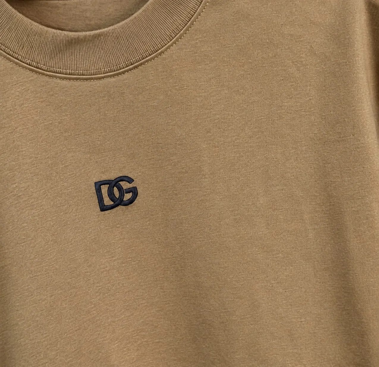 dg～ logo 《 》 ， ， tee， ， Same Style ， : Black White Coffee Brown Size：S（90-130 ） M（125-150 ） L（135-165 ） XL（160-190 ） XXL（185 ）